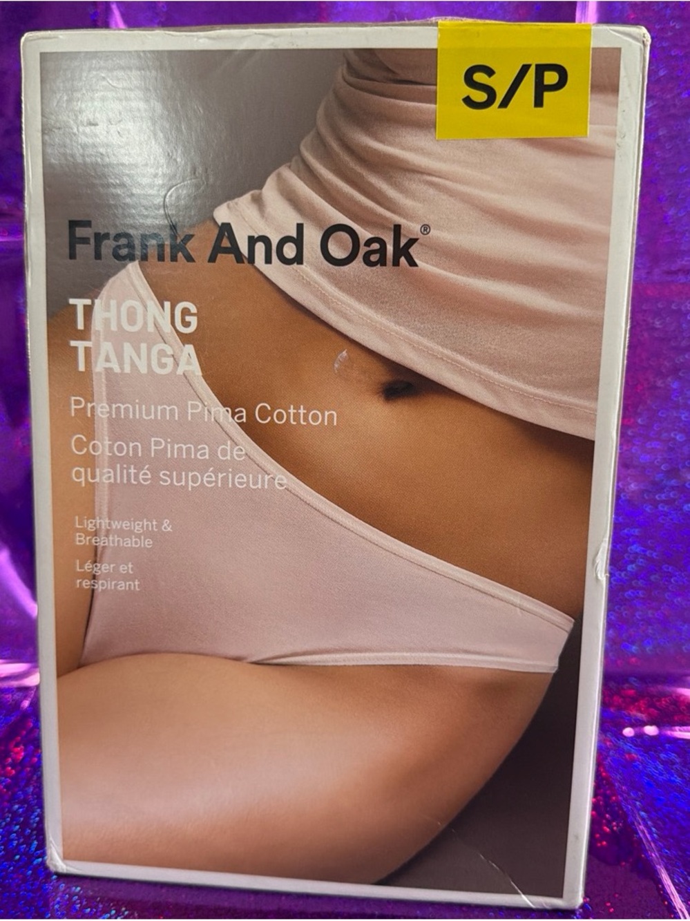 Frank And Oak Women’s Thong Tanga – Blush Pink